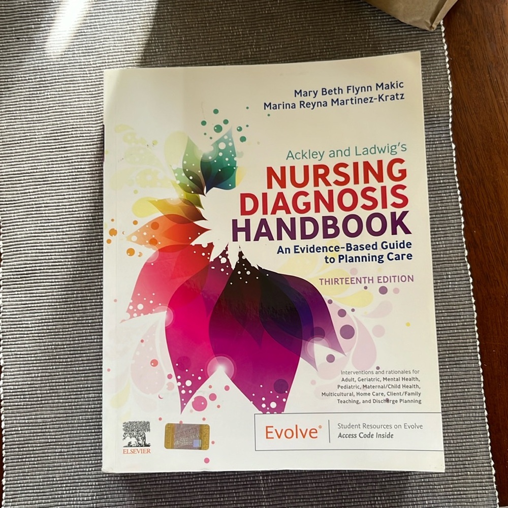 Ackley and Ladwigs Nursing Diagnosis Handbook- 13th edition